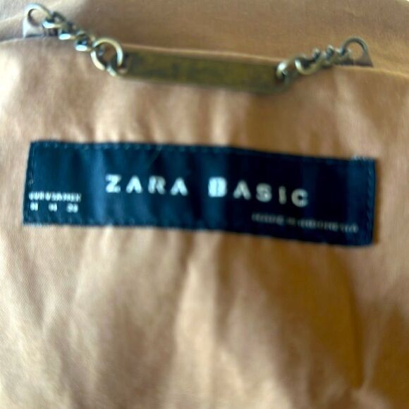 Zara Basic Camel Trench Coat - Picture 10 of 10